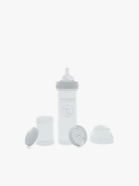 TwistShake Sutteflaske Anti-Kolik 330 ml, Hvid
