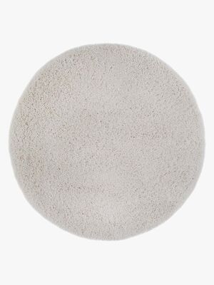 Teddy Gulvtæppe Rund 160, Hvidt