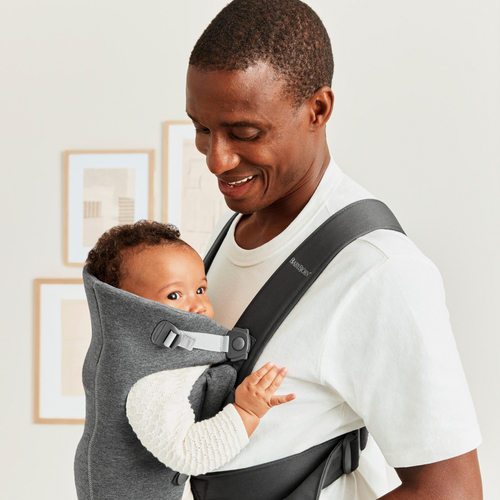 BabyBjörn Mini Bæresele 3D Jersey, Dark grey