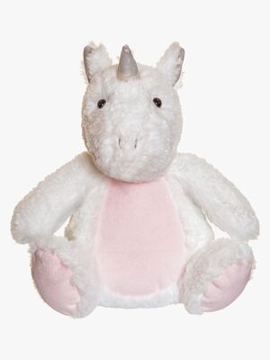 Teddykompaniet Selvlysende Enhjørning 25 cm, Hvid