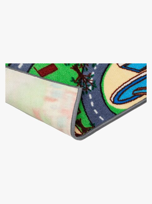 KMCarpets Vejgulvtæppe m. Gummiunderside Multi 133x170