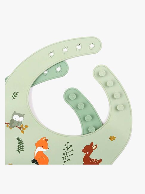 A Little Lovely Company Silikonehagesmæk 2-pak, Skovens Venner