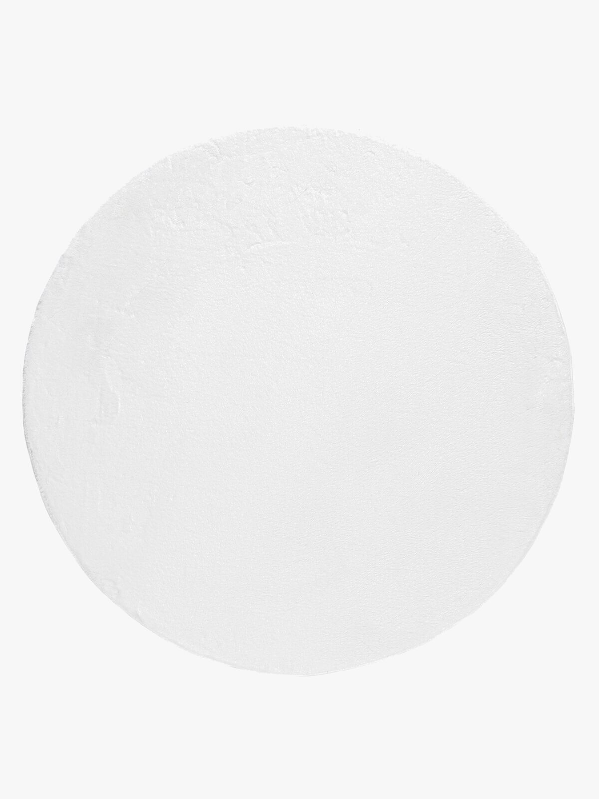 KMCarpets Dream Rund Gulvtæppe 200, Hvid