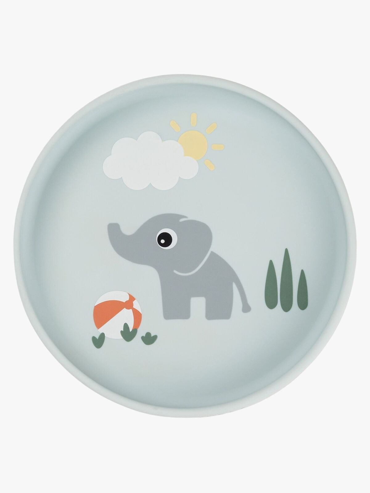 Done By Deer Playground Tallerken Stick & Stay, Blue