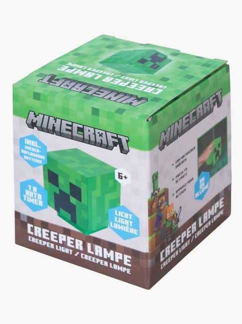 Minecraft Creeper LED Natlampe