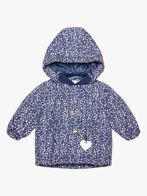 Petite Chérie Atelier Lola Jakke, Navy Small Flower