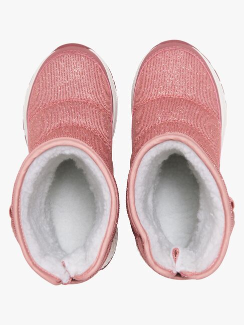 Viking Equip Glitter Pull-On WP Vinterstøvler, Pink