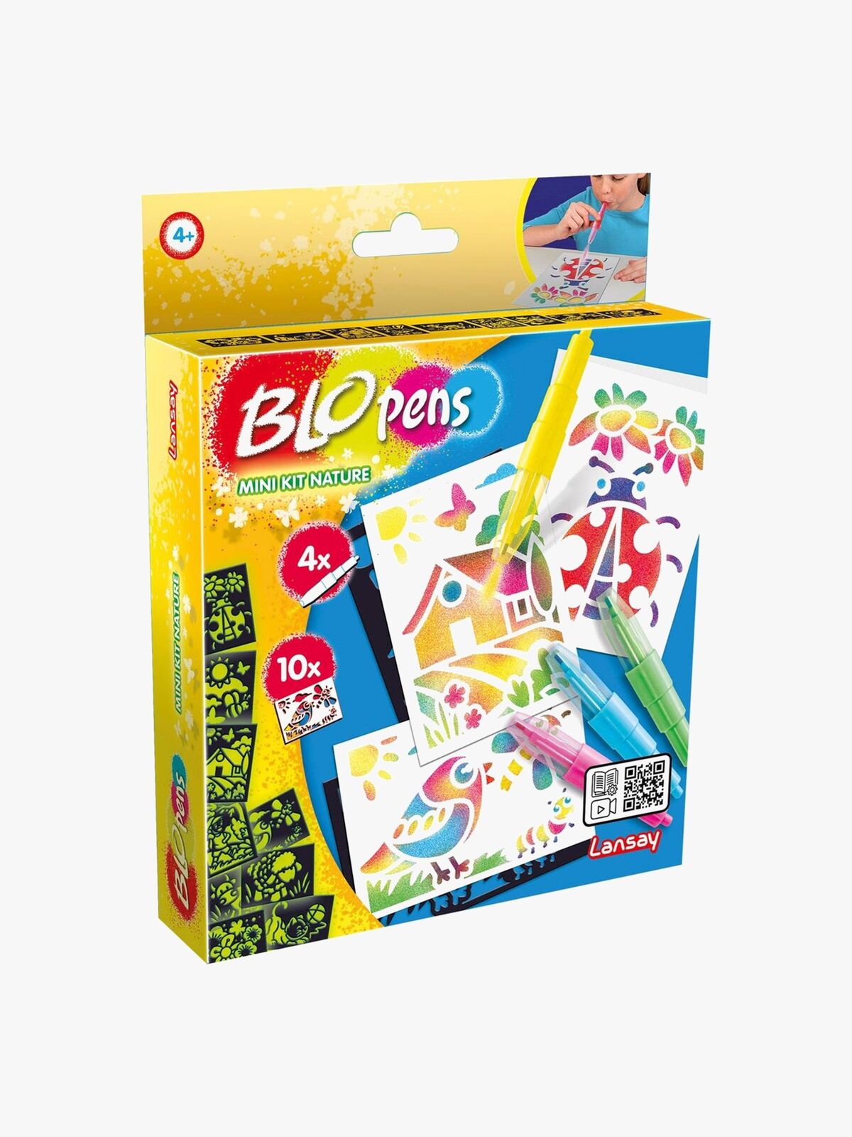 BloPens Mini Kit Blæsepennne 4-Pak