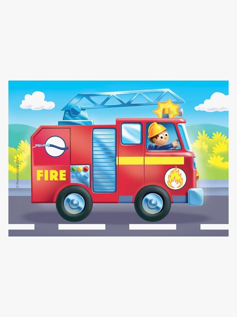 Ravensburger Udrykningskøretøjer Puslespil 4-i-1