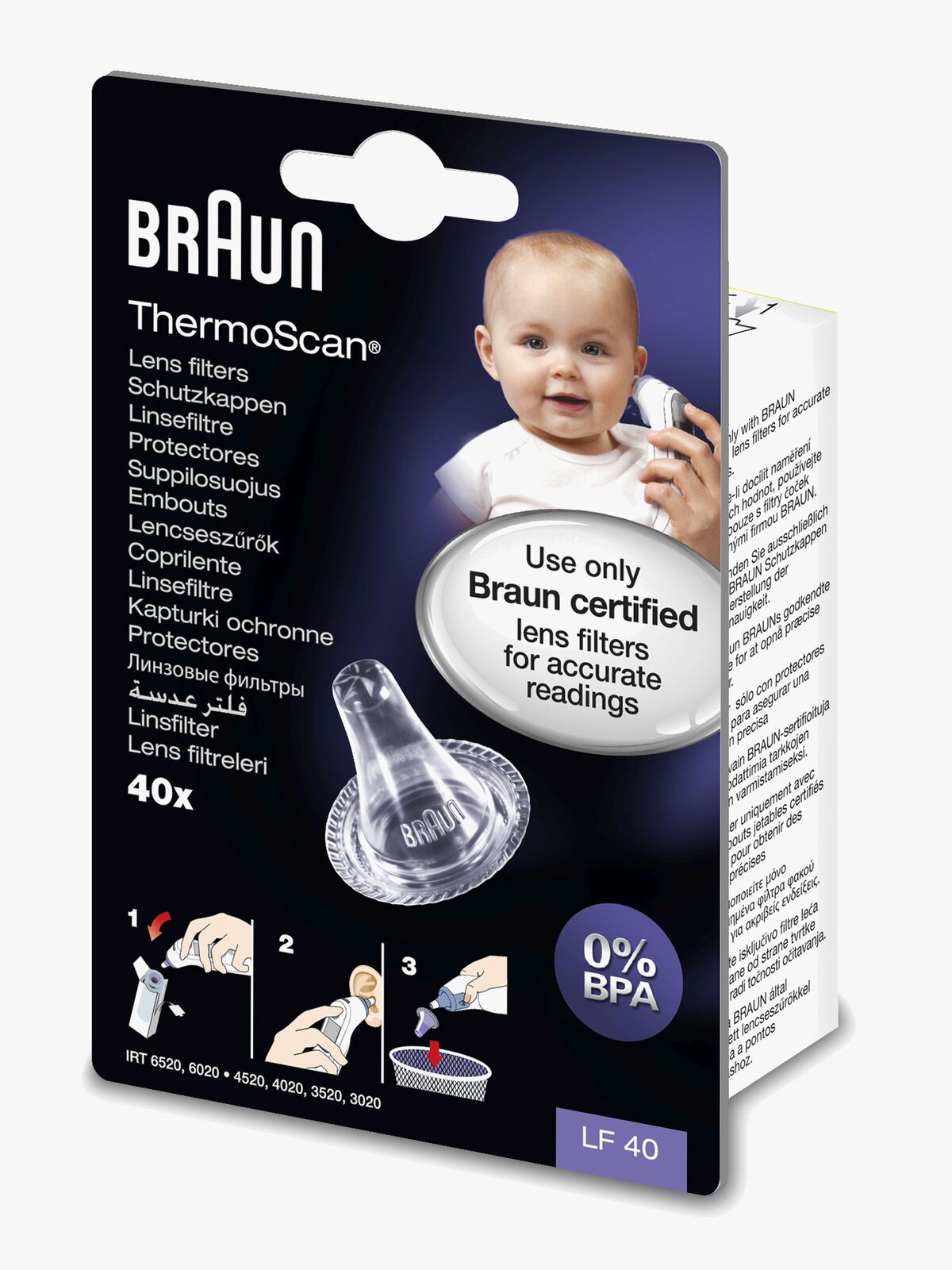 Braun Linsefilter til Termometer