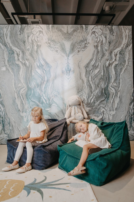 Yappy Kids Yappyhug Sækkestol, Pine Green