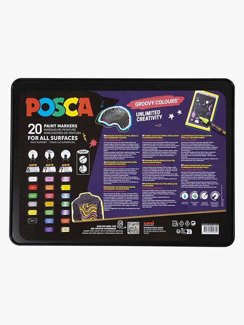 Posca Tuschpenne i Etui 20 Stk.