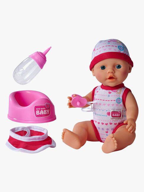 New Born Baby Dukke Spise-Tisse 30 cm Blandet Udvalg