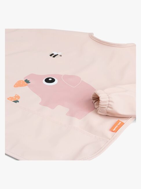 Done By Deer Tiny Farm  Langærmet Hagesmæk med Lomme, Powder