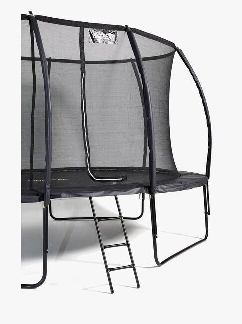 Pinepeak Trampolin inkl. Sikkerhedsnet 274x396 cm, Sort