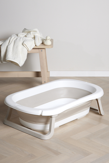 Beemoo CARE Assist Sammenfoldeligt Badekar, White/Beige