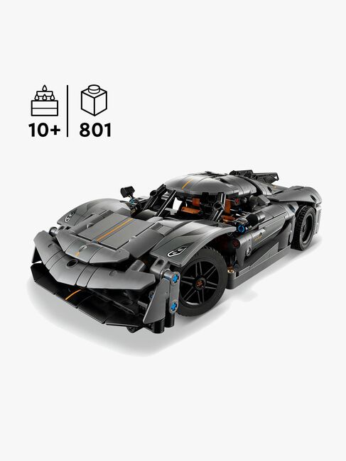 LEGO Technic 42173 Koenigsegg Jesko Absolut-hyperbil – grå