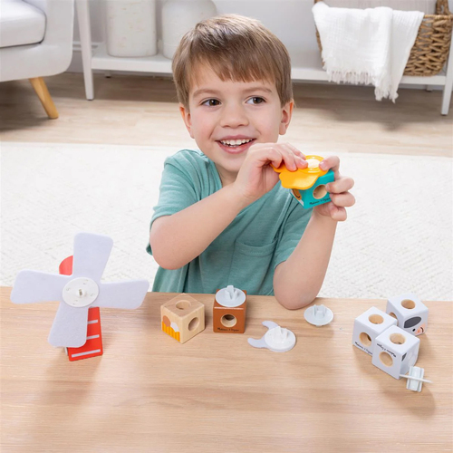 Melissa & Doug Blockables Byggesæt Bondegårdsdyr 16 Dele