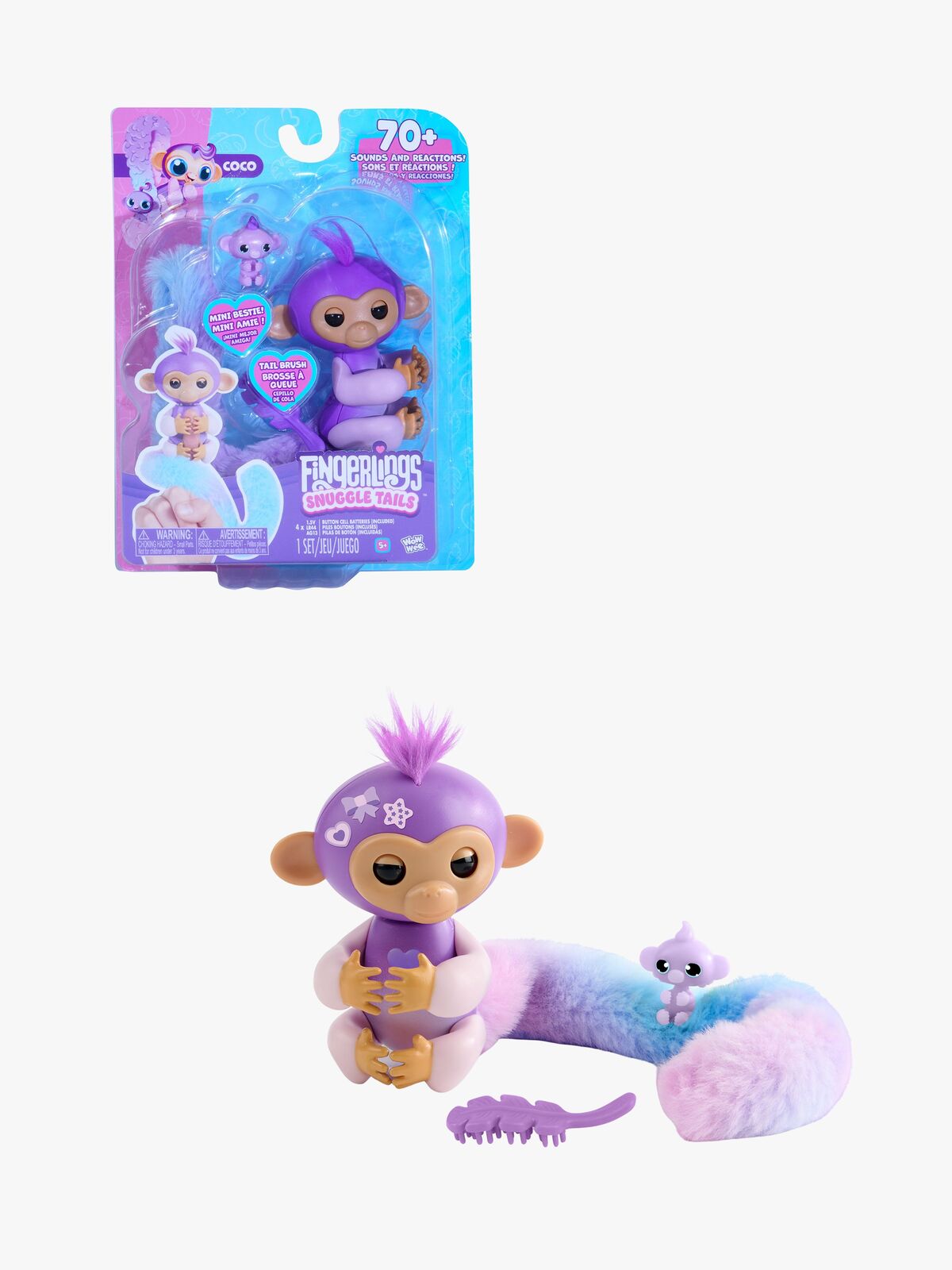 Fingerlings Bamse Snuggle Tails Abe