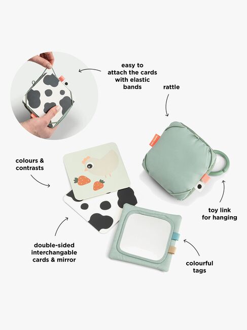 Done By Deer Tiny Farm Aktivitetslegetøj, Grøn