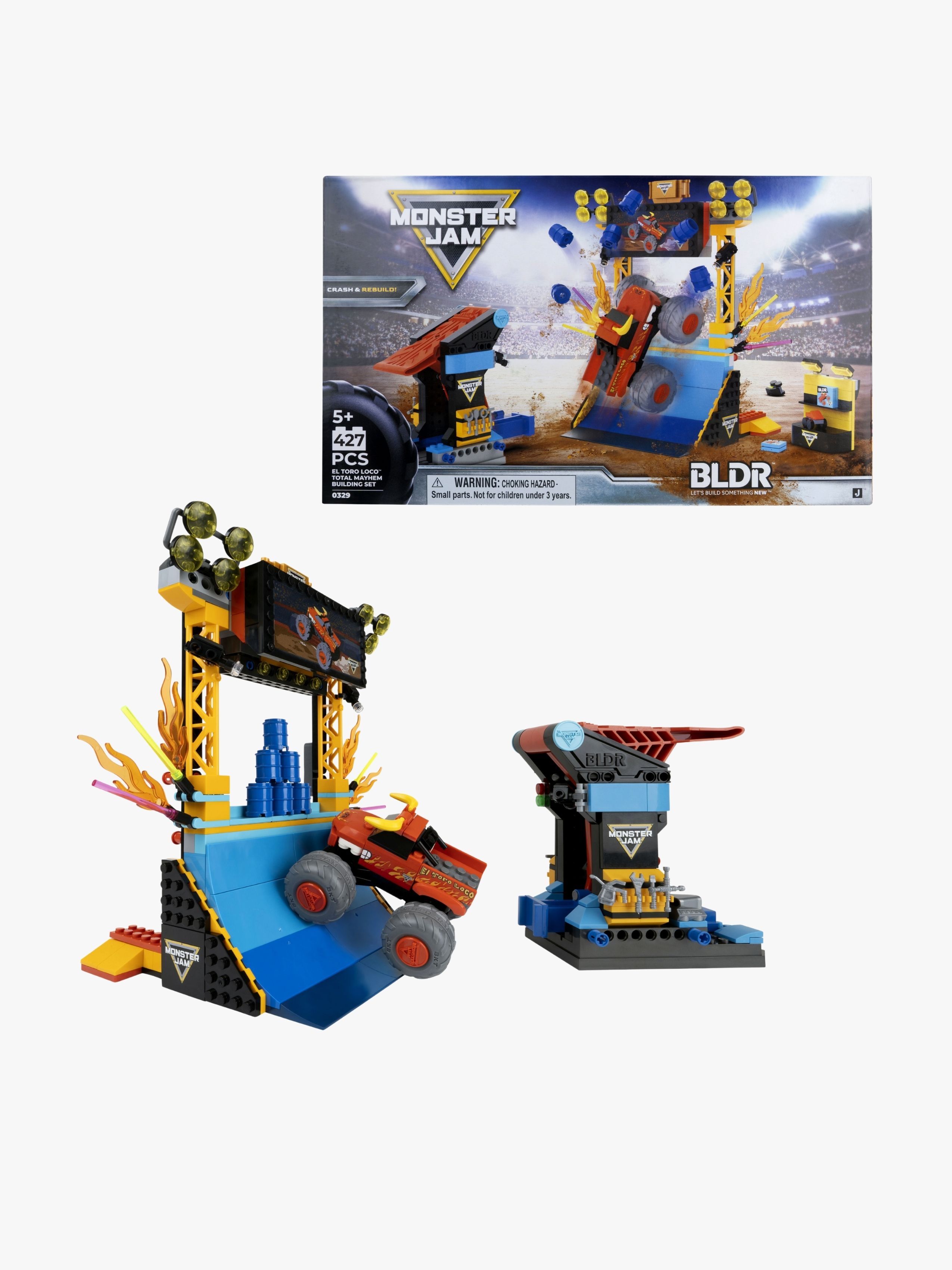 BLDR Monster Jam Crash & Rebuild Legesæt