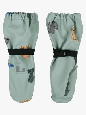 Lindberg Vattholma Regnvanter, Grøn/Grå