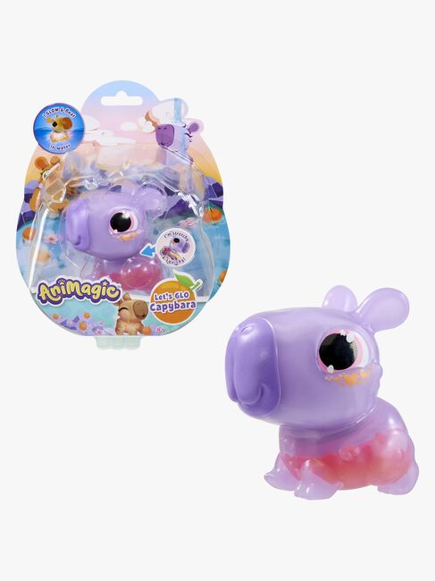 Animagic Let'S Glo Figur Kapivar, Lilla