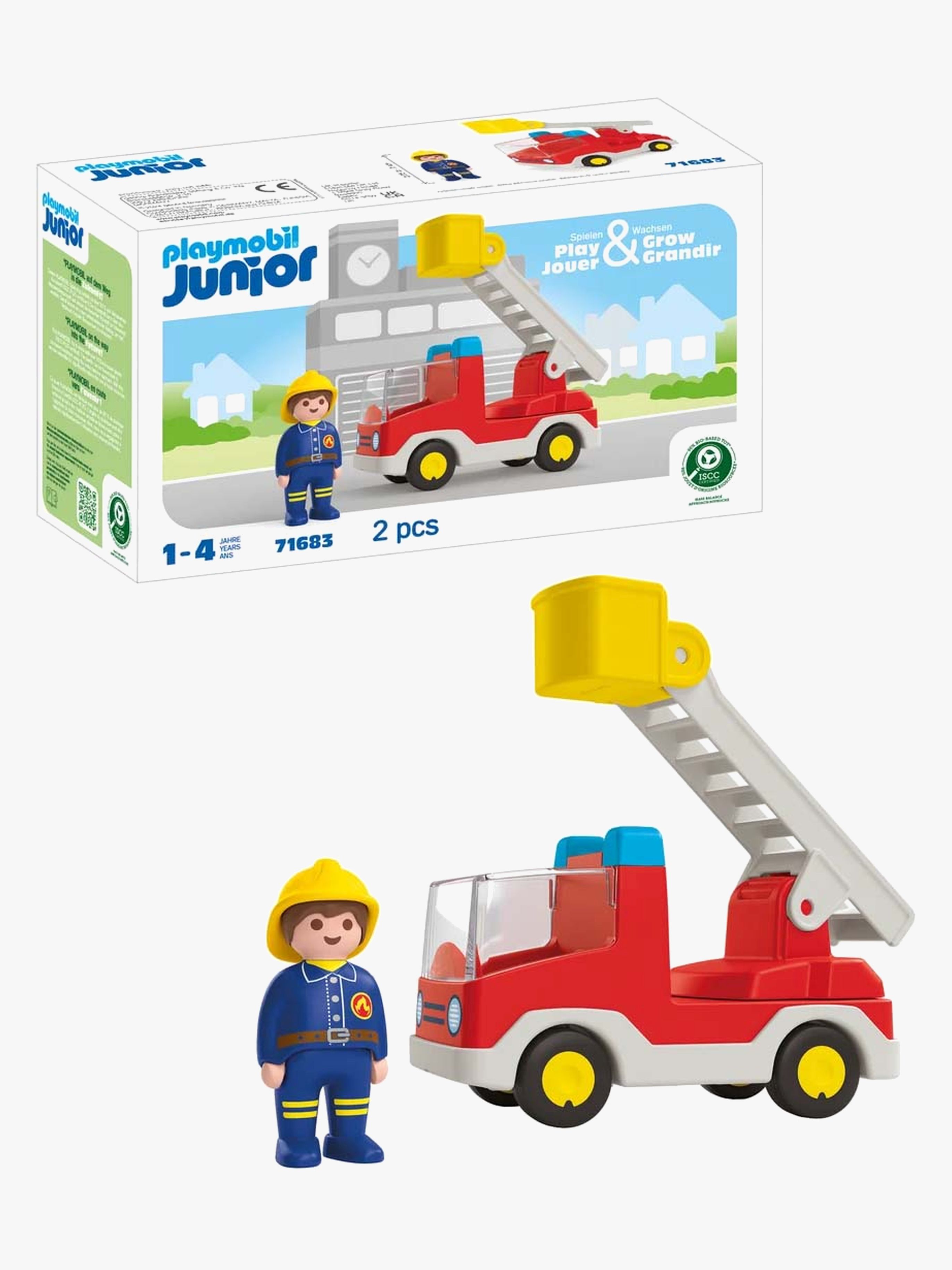 Playmobil Junior 71683 Brandbil Med Stige
