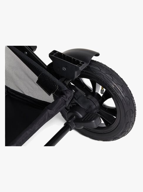 Beemoo Maxi 4 Twin Søskendevogn inkl. Søskendeklapvognsdel, Black/Black