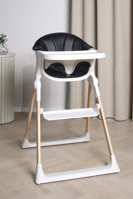 Beemoo CARE Harmony Højstol inkl. Hynde, White/Wood/Black