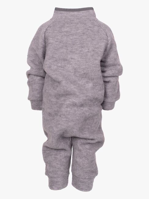 Lindberg Loe Merino Babyflyverdragt, Grey Melange