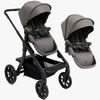 Beemoo Pro Max Søskendevogn, Mocha Grey