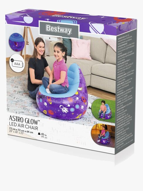 Bestway Oppustelig Stol LED Astro Glow