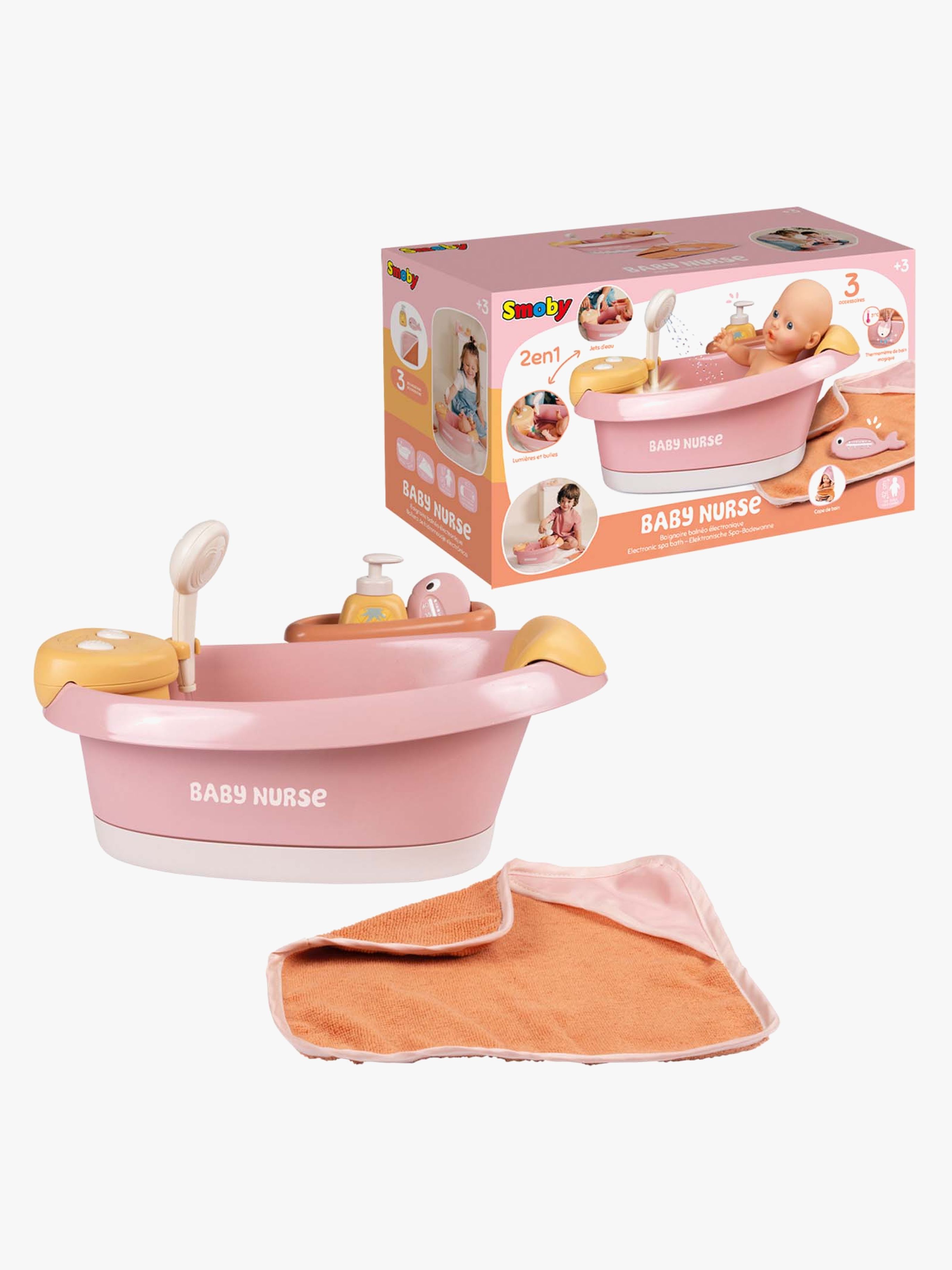Smoby Baby Nurse Legesæt Balneo Bad