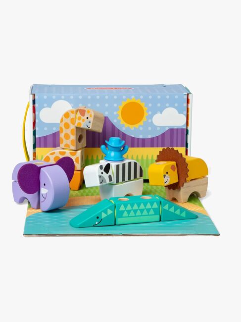 Melissa & Doug Blockables Byggesæt Safari 34 Dele