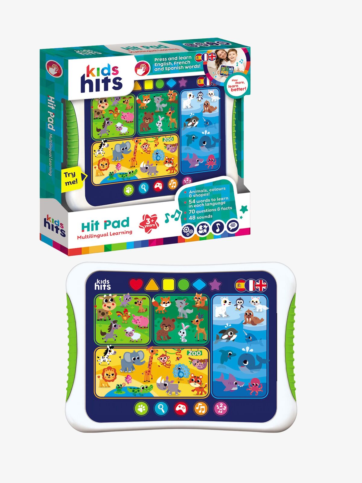 Kids Hits Aktivitetsbræt Multilingual Learning