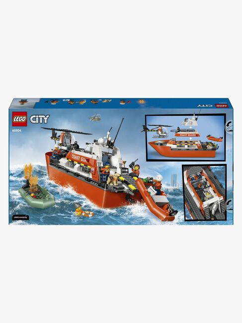 LEGO City 60504 Kystvagtens redningsbåd og helikopter