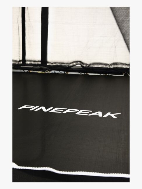 Pinepeak Trampolin inkl. Sikkerhedsnet 213x305 cm, Sort