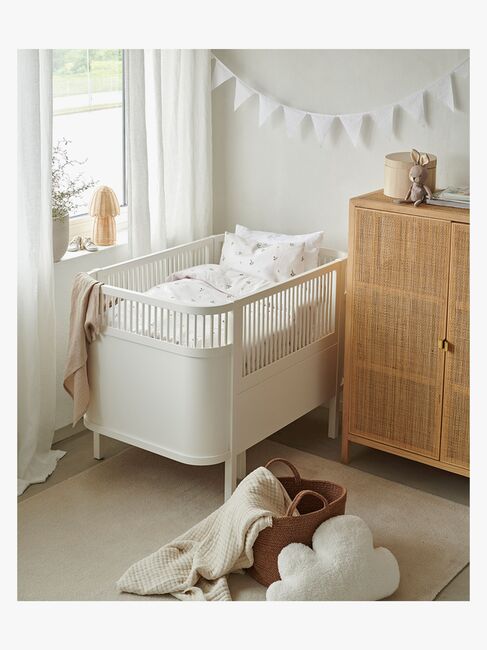 Borganäs Sengesæt Tremmeseng Alvin 2-delt 100x130, Beige