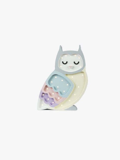 Little Lights Lampe Ugle, Multi