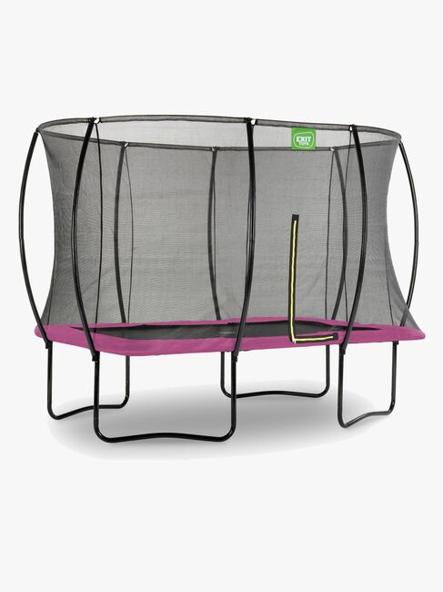 EXIT Silhouette Trampolin inkl. Sikkerhedsnet 214x305 cm, Pink