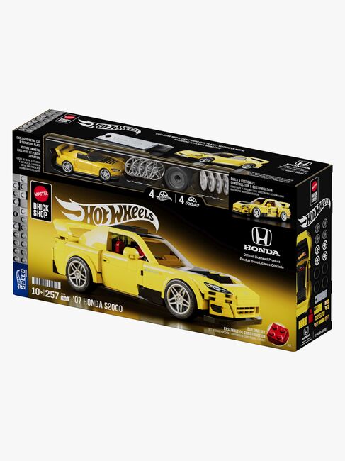 Mattel Brick Shop Hot Wheels Byggesæt Speed Series '07 Honda S2000