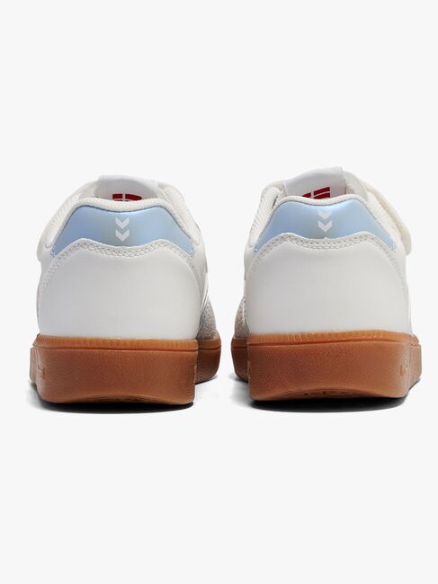 Hummel Handball Perfect SP Jr Sneakers, White/Metallic Blue