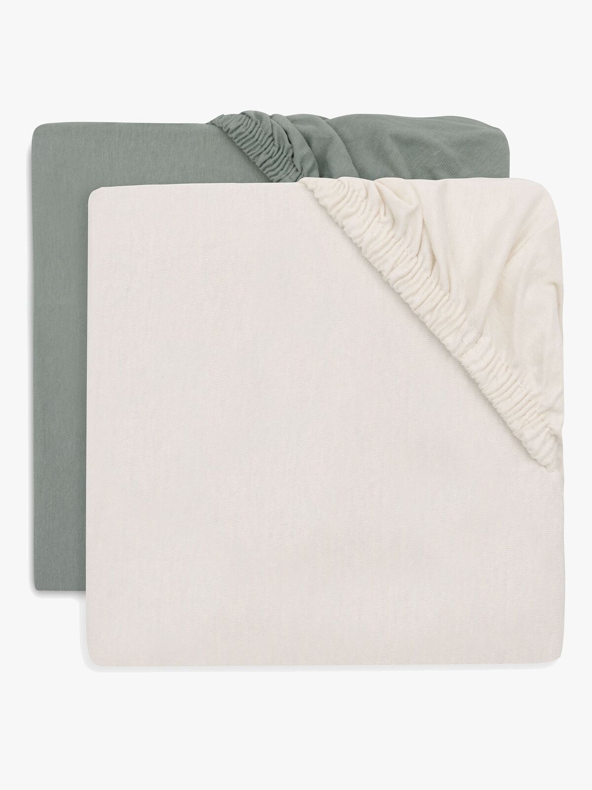 Jollein Stræklagener 2-pak 60x120, Sea Green/Ivory