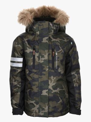 Lindberg Camo Vinterjakke, Green