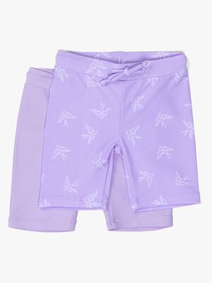 Petite Chérie Atelier Azura UV-shorts 2-pak, Lavender