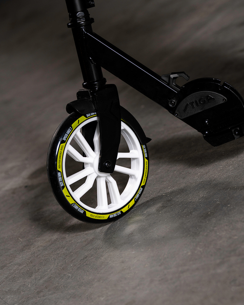STIGA STR Løbehjul Route 200-S, Sort/lime