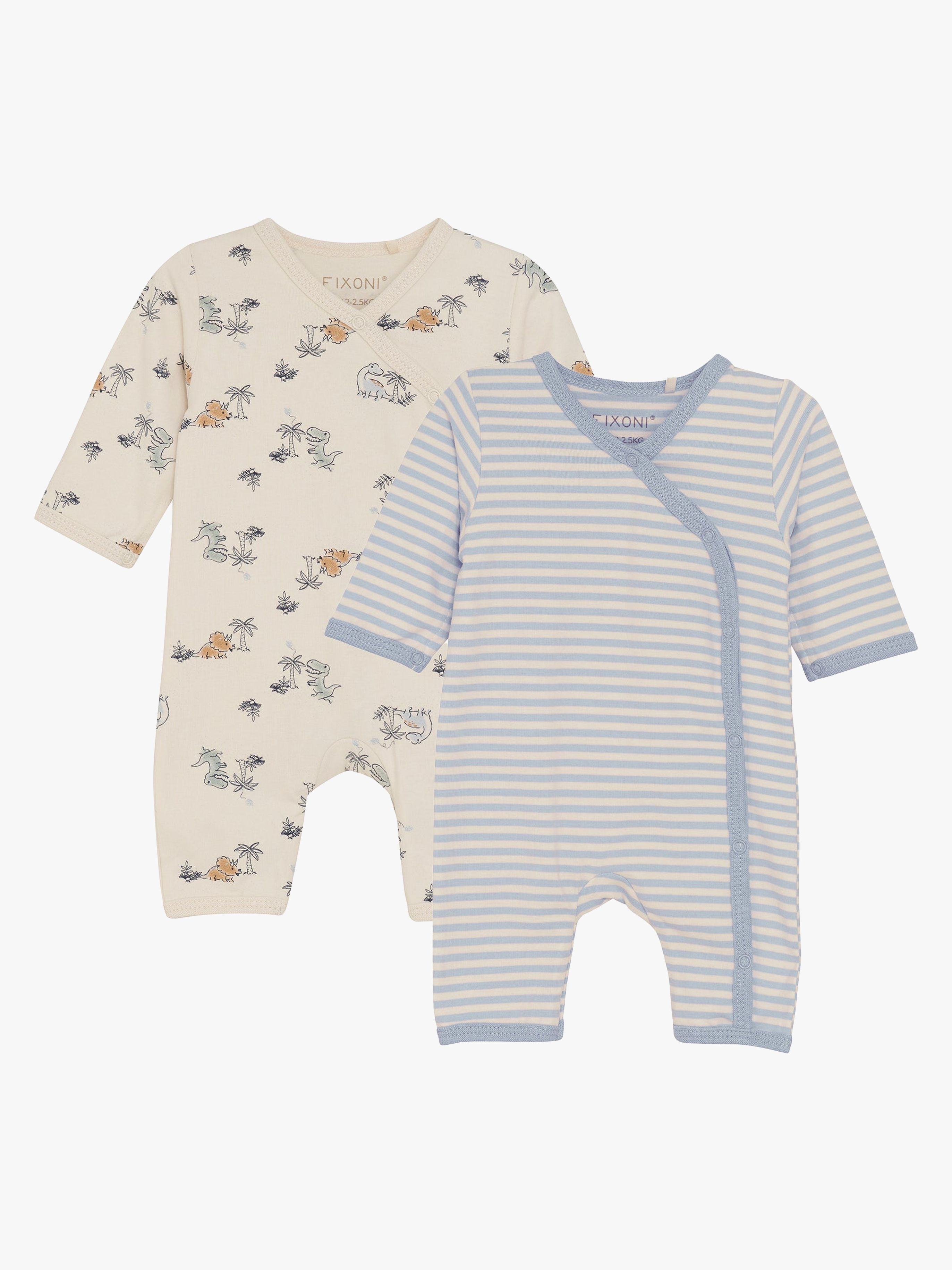 Fixoni Præmatur Pyjamasser 2-pak Str. 38, Blå