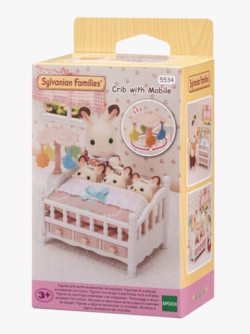 Sylvanian Families Legesæt Tremmeseng med Uro