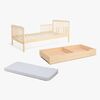 JLY HEAVEN Juniorseng MEYA inkl Sengeopbevaring & Madras 70x140, Træ